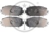 KLOCKI HAMULCOWE TOYOTA YARIS/VITZ (P13), YARIS/VITZ (P9) 05> PRZOD SZT Optimal BP12380 (фото 1)