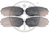 Колодки гальмівні (передні) Mazda CX-7/CX-9 06-/Mitsubishi Eclipse 17- (Advics) (з датчиком) Optimal BP12486 (фото 1)