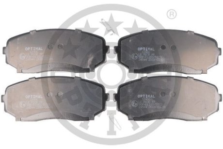 Колодки гальмівні (передні) Mazda CX-7/CX-9 06-/Mitsubishi Eclipse 17- (Advics) (з датчиком) Optimal BP12486