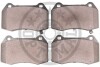 Колодки гальмівні (передні/задні) Honda Civic 05-11/Dodge Challenger III 07-/Infiniti G III 02- Optimal BP12519 (фото 2)