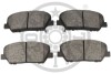 KLOCKI HAMULCOWE HYUNDAI I30 (GD), I30 COUPE, I30 ESTATE (GD), VELOSTER (FS) KIA CEED (JD) 11> PRZOD SZT Optimal BP12628 (фото 2)