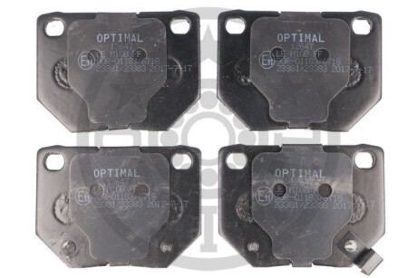 Гальмівні колодки дискові Optimal BP-12647