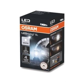 Лампа світлодіодна LED (3W 12V PG20-1 FS1) OSRAM 5201DWP