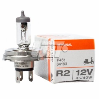 Автолампа (H4/R2 12V 45/40W P45T) OSRAM 64183