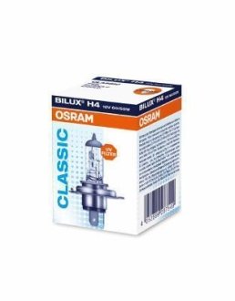 Автолампа H4 12V 60/55W P43t Classic OSRAM 64193CLC