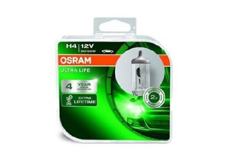 (к/т 2 шт) Автолампа (60/55W 12V P43T) OSRAM 64193ULTHCB