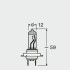 Лампа накаливания, "COOL BLUE INTENSE H7" 12В 55Вт, 1шт OSRAM 64210 CBI (фото 3)