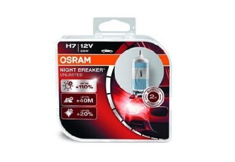 ЛАМПА H7 12V 55W PX26D Box NIGHT BREAKER UNLIMITED OSRAM 64210NBUHCB