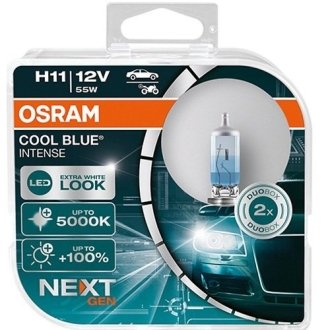 (к/т 2 шт) Автолампа (H11 12V 55W) OSRAM 64211CBNHCB