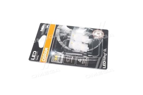 (к/т 2 шт) Лампа светодиодная LED (1W 12V 2000K) OSRAM 7505DYP02B