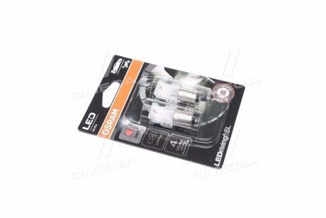 Лампа світлодіодна P21W RED LED 12V 2,5W BA15S LEDriving SL (2шт.) OSRAM 7506DRP02B