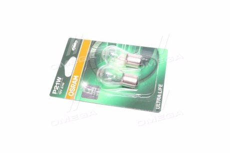 Лампа розжарювання P21W 12V 21W BA15s Ultra Life (компл.) OSRAM 7506ULT02B