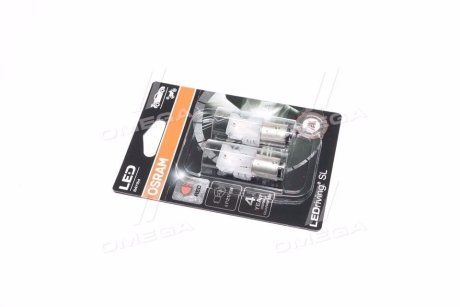 Лампа світлодіодна P21/5W Red 12V 3W BAY15 LEDriving SL (2шт.) OSRAM 7528DRP02B