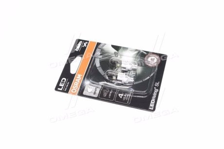 (к/т 2 шт) Лампа светодиодная LED (3W 12V W16W 6000K) OSRAM 921DWP02B