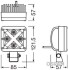 LAMPA LEDRIVING CUBE MX85-SP OSRAM LEDDL101SP (фото 1)