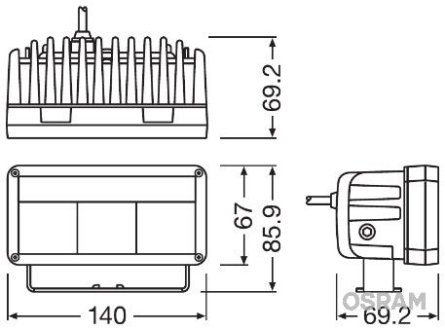 Фара денного світла OSRAM LEDDL102WD