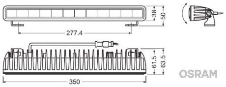 LAMPA LEDRIVING LIGHTBAR SX300-SP OSRAM LEDDL106SP