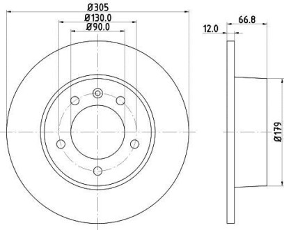 Автозапчасть PAGID 50361