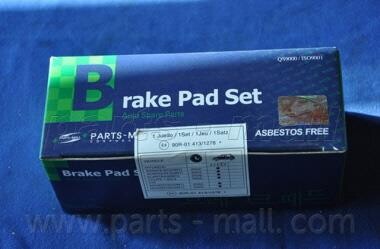 Колодки гальмівні дискові передні, комплект PARTS MALL PARTS-MALL PKAE04
