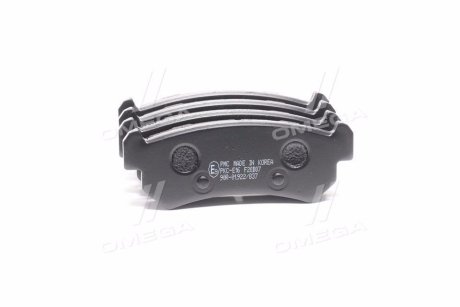 Колодка гальм. диск. CHEVROLET LACETTI задн. PARTS-MALL PKCE16 (фото 1)