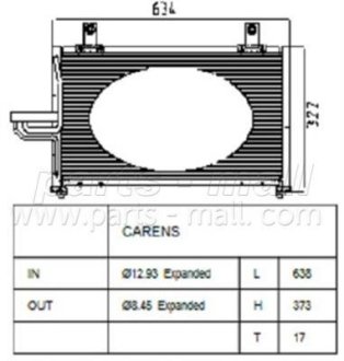 Конденсатор PARTS MALL PARTS-MALL PXNCB019