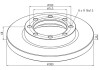 Гальмівний диск PE AUTOMOTIVE 01628100A (фото 1)