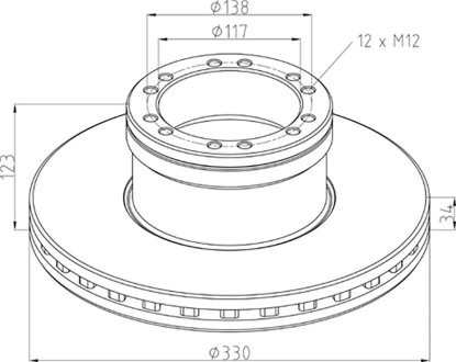 Тормозной диск PE AUTOMOTIVE 10620600A