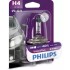 Лампа H4 12V 60/55W P43T-38 VisionPlus (+50% more light) упаковка блістер PHILIPS 12342VPB1 (фото 1)