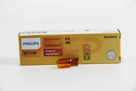 Лампа накалу WY5W 12V 5W W 2,1X9,5d PHILIPS 12396NACP