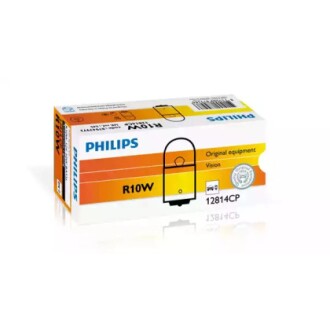 Автолампа Vision R10W BA15s 10 W прозрачная PHILIPS 12814CP (фото 1)