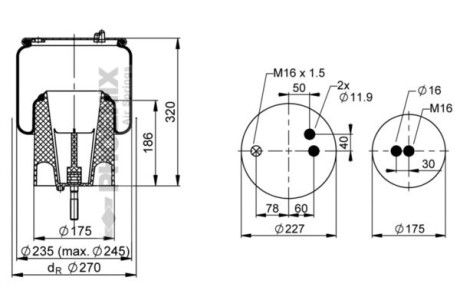 Автозапчасть PHOENIX 1DF17B2