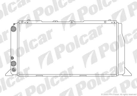 Радіатор охолодження Polcar 130708A2 (фото 1)