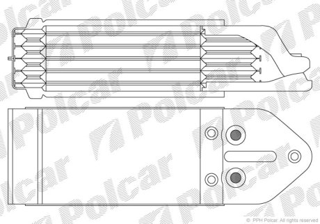 Радіатор масла Polcar 1315L8-1