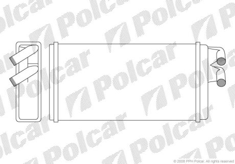 Радіатор пічки Polcar 1315N81