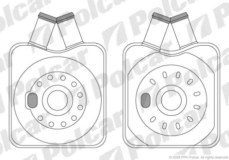 Радіатор мастила Polcar 1323L81