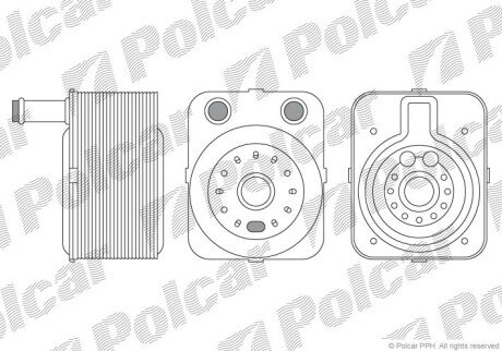 Радіатор мастила SRL Polcar 1323L83