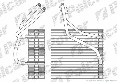 Випаровувач кондиціонера Polcar 1323P81