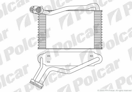 Випарник кондиціонера Polcar 1324P81