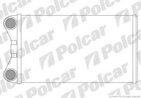 Радіатор обігріву SRL Polcar 1325N81