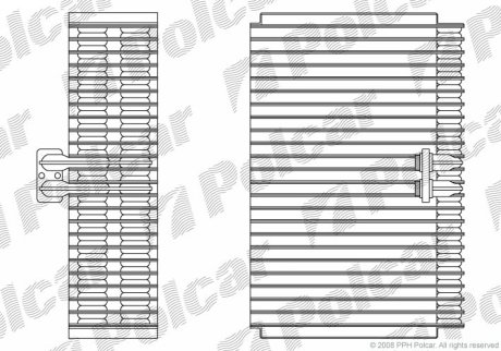 Випарник кондиціонера Polcar 1328P81