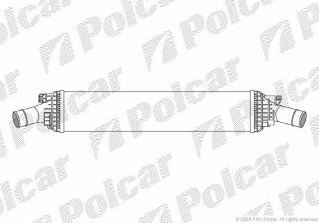 Радіатор інтеркулера Polcar 1337J81X