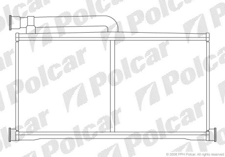 Радіатор обігріву Polcar 1338N81X (фото 1)