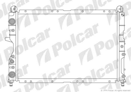 Радіатор охолодження Polcar 140208A6 (фото 1)