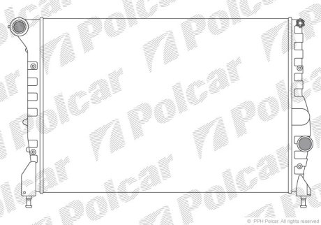 Радіатор охолодження Polcar 140408A2 (фото 1)