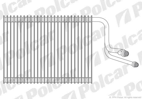 Випарник кондиціонера Polcar 2001P81