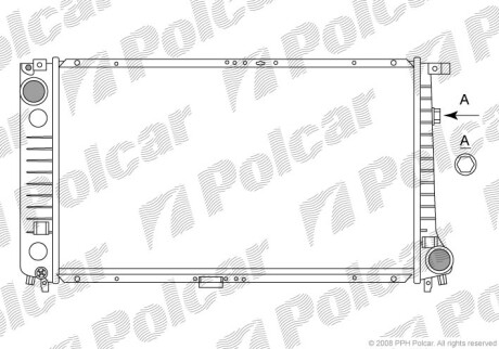 Радіатори охолодження Polcar 200708-6