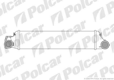 Радіатори повітря (Інтеркулери) Polcar 2008J8-1