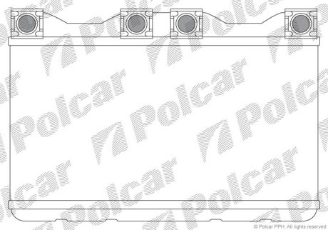 Радіатор обігріву Polcar 2022N8-1