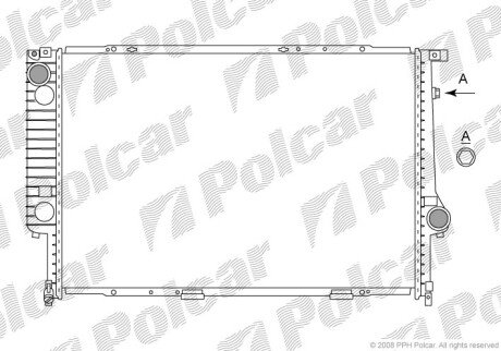 Радіатори охолодження Polcar 203208-3 (фото 1)