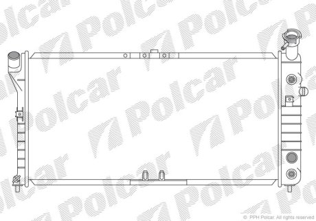 Радіатор охолодження Polcar 253008-1